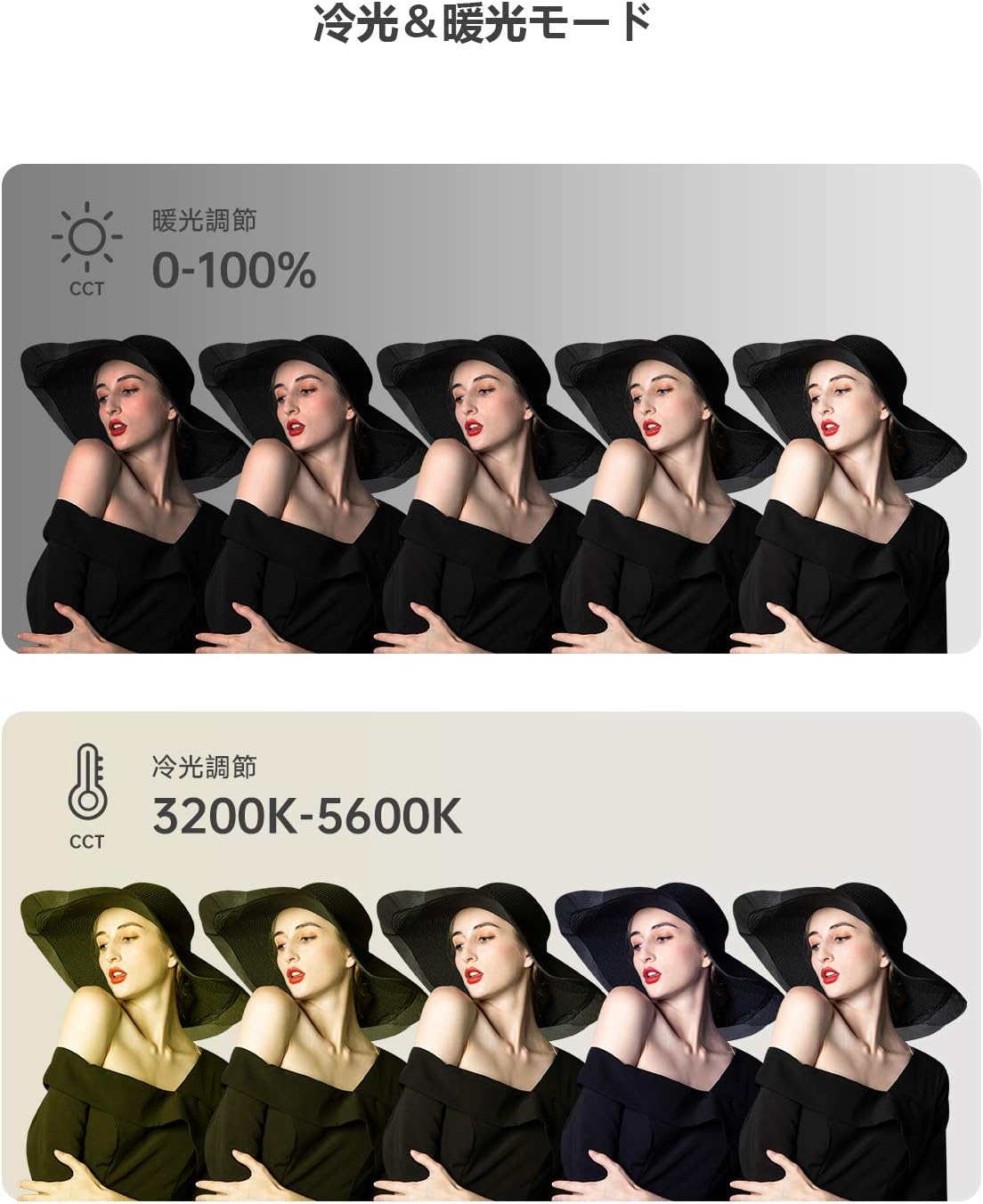 最新の激安 RGB LED ビデオライト 照明 撮影用 PHOTOOLEX i9tmg.com.br